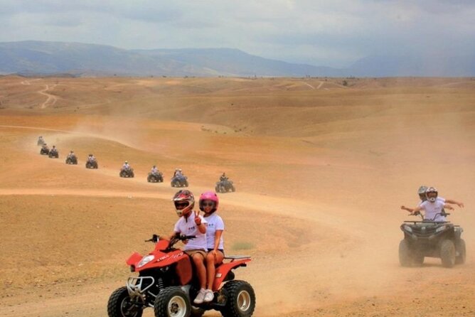 Convoi de quads en famille
